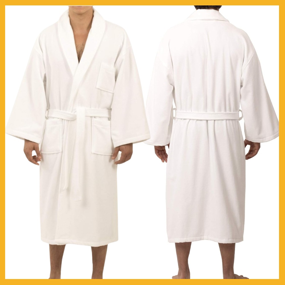 Mens Terry Cloth Robe: image 3