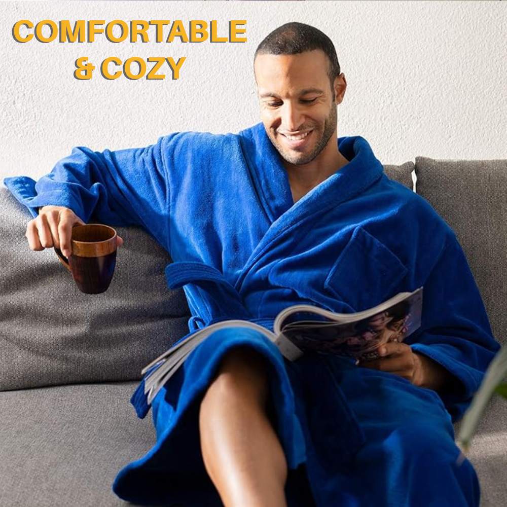 Mens Terry Cloth Robe: image 8