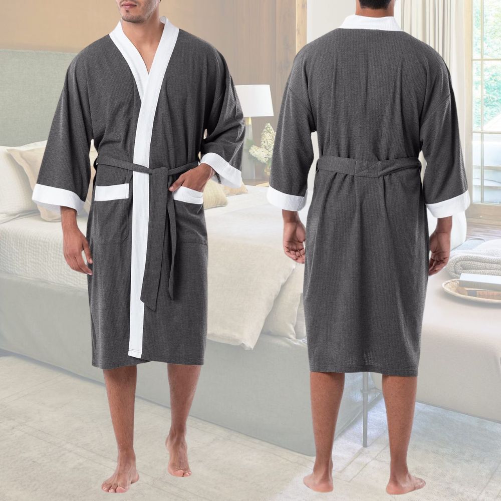 Waffle Bath Robe: image 2