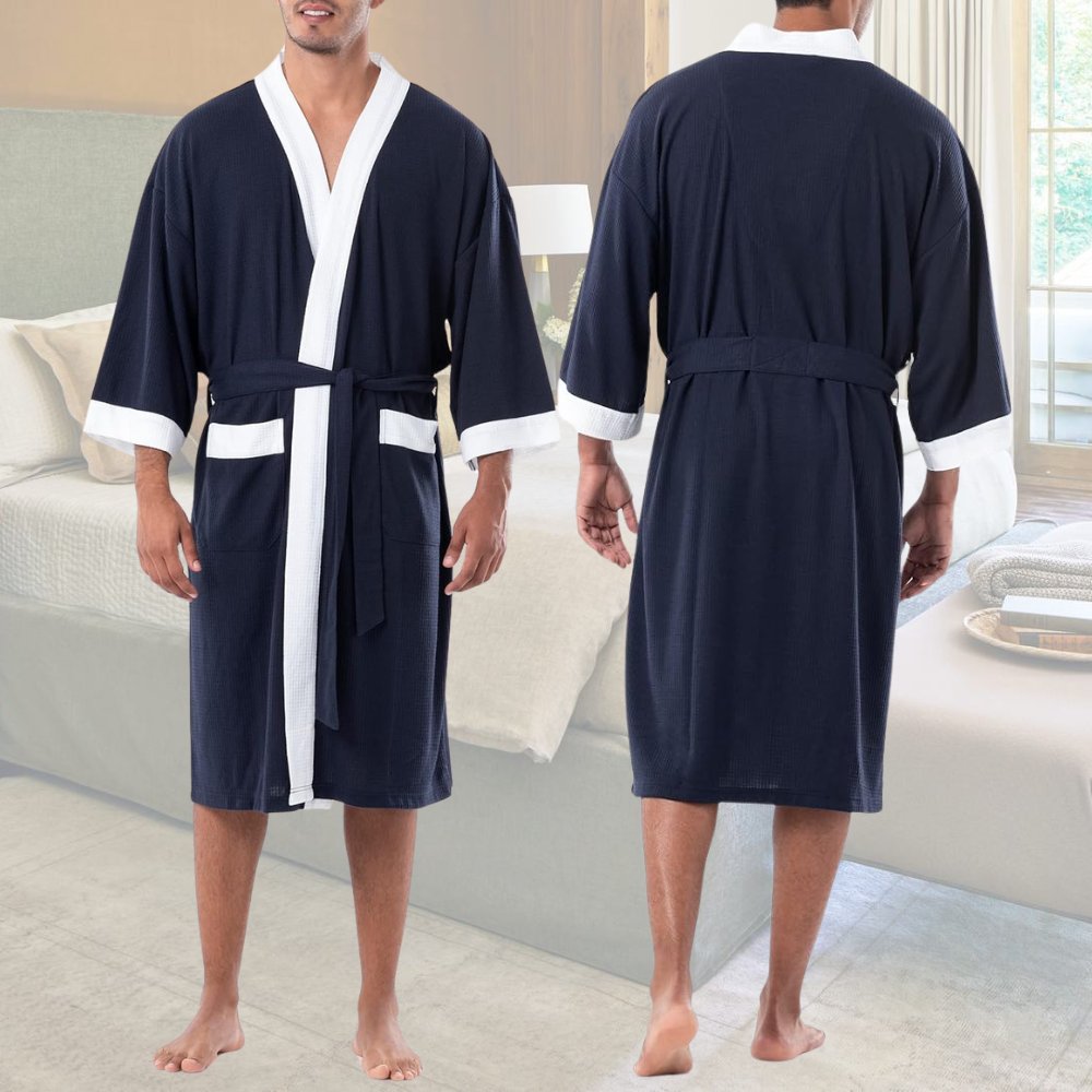 Waffle Bath Robe: image 4