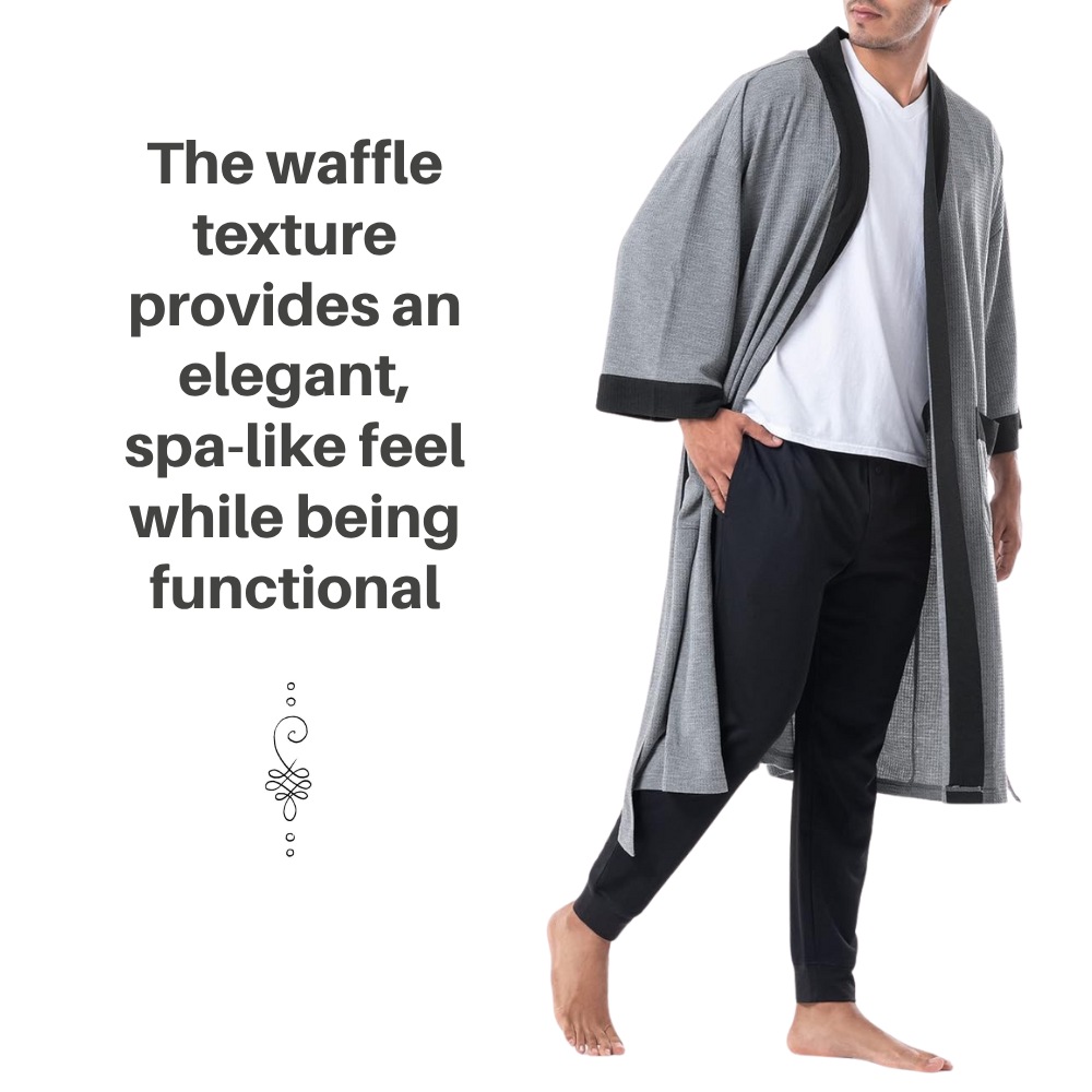 Waffle Bath Robe: image 7