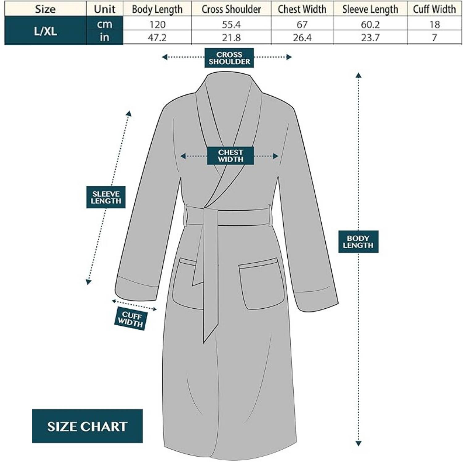 Hooded Shower Robe: image 5