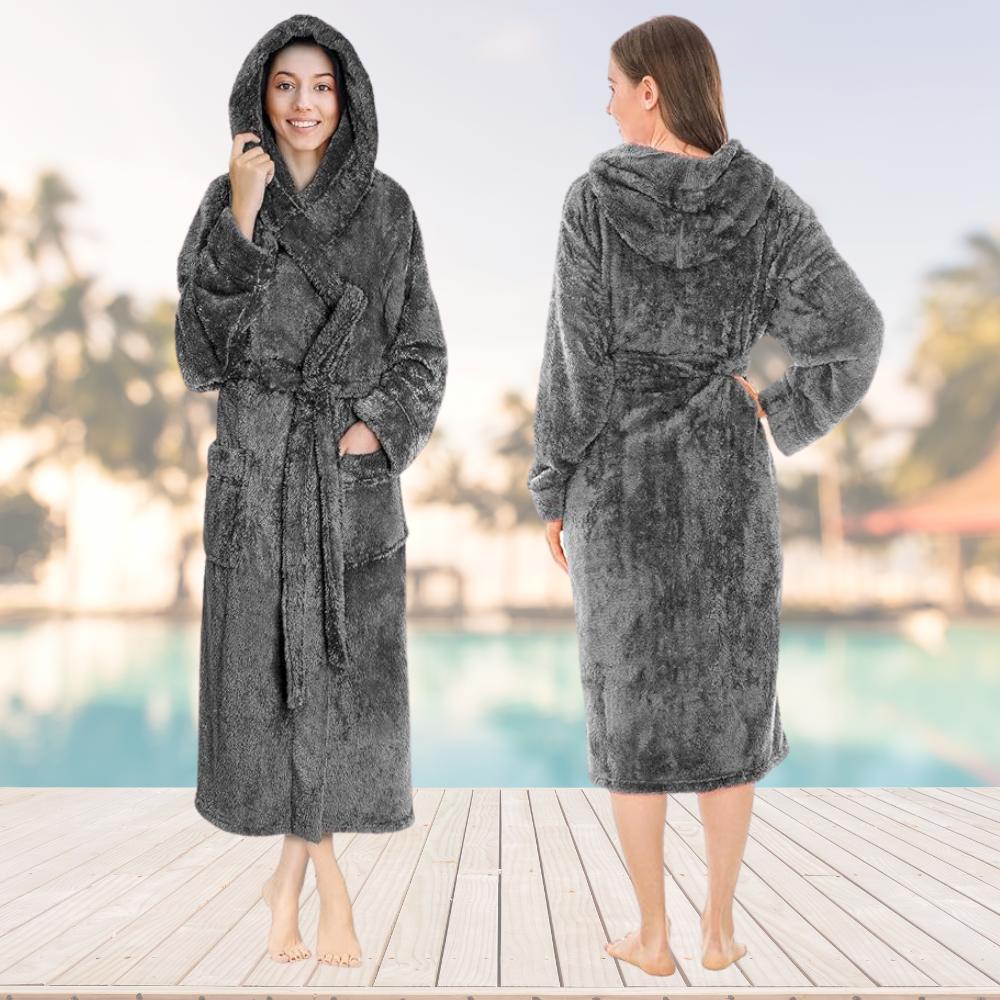 Hooded Shower Robe
