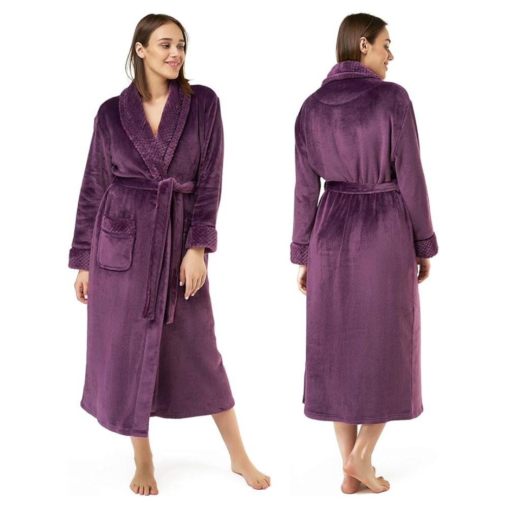 Ladies Fleece Bathrobes: image 4