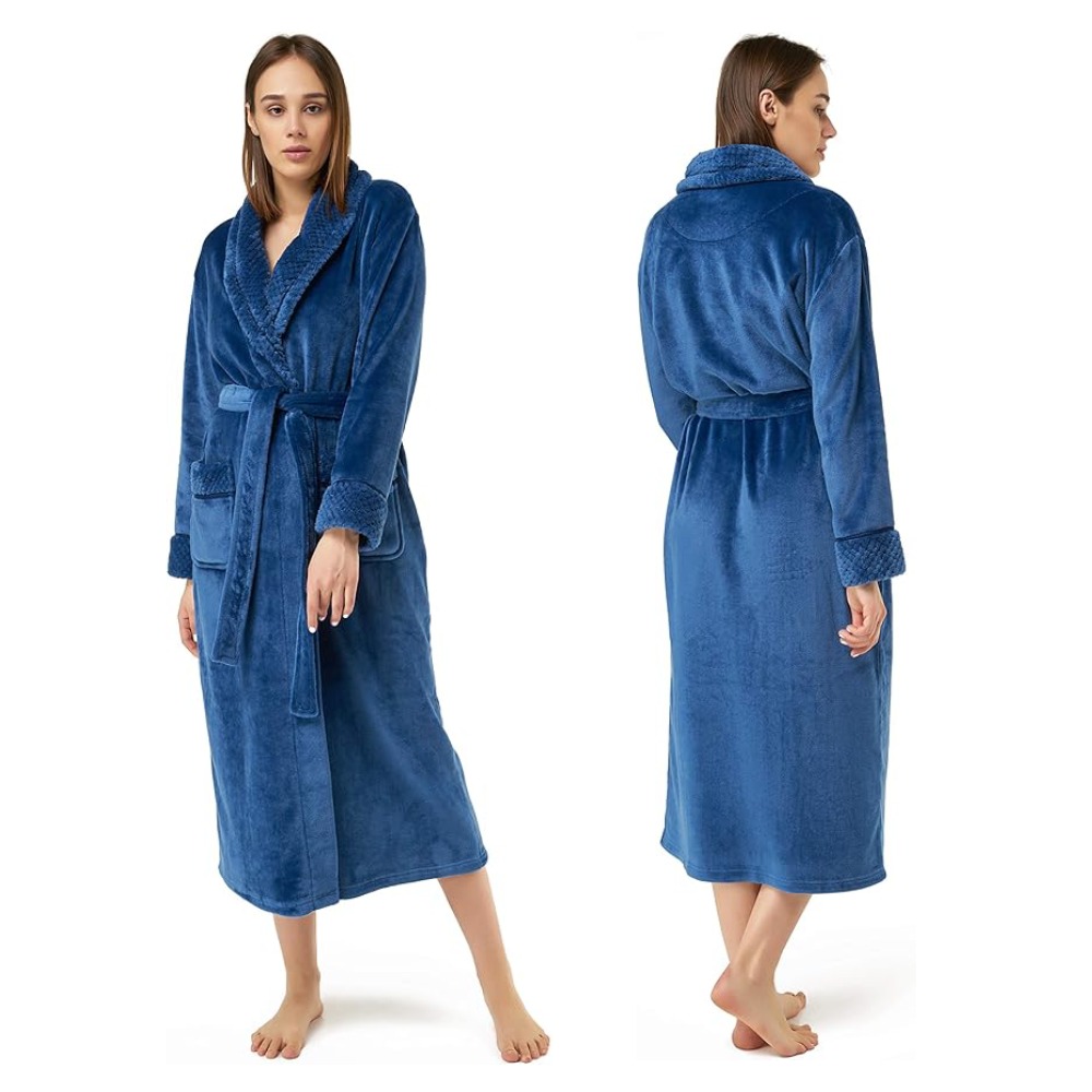 Ladies Fleece Bathrobes: image 6