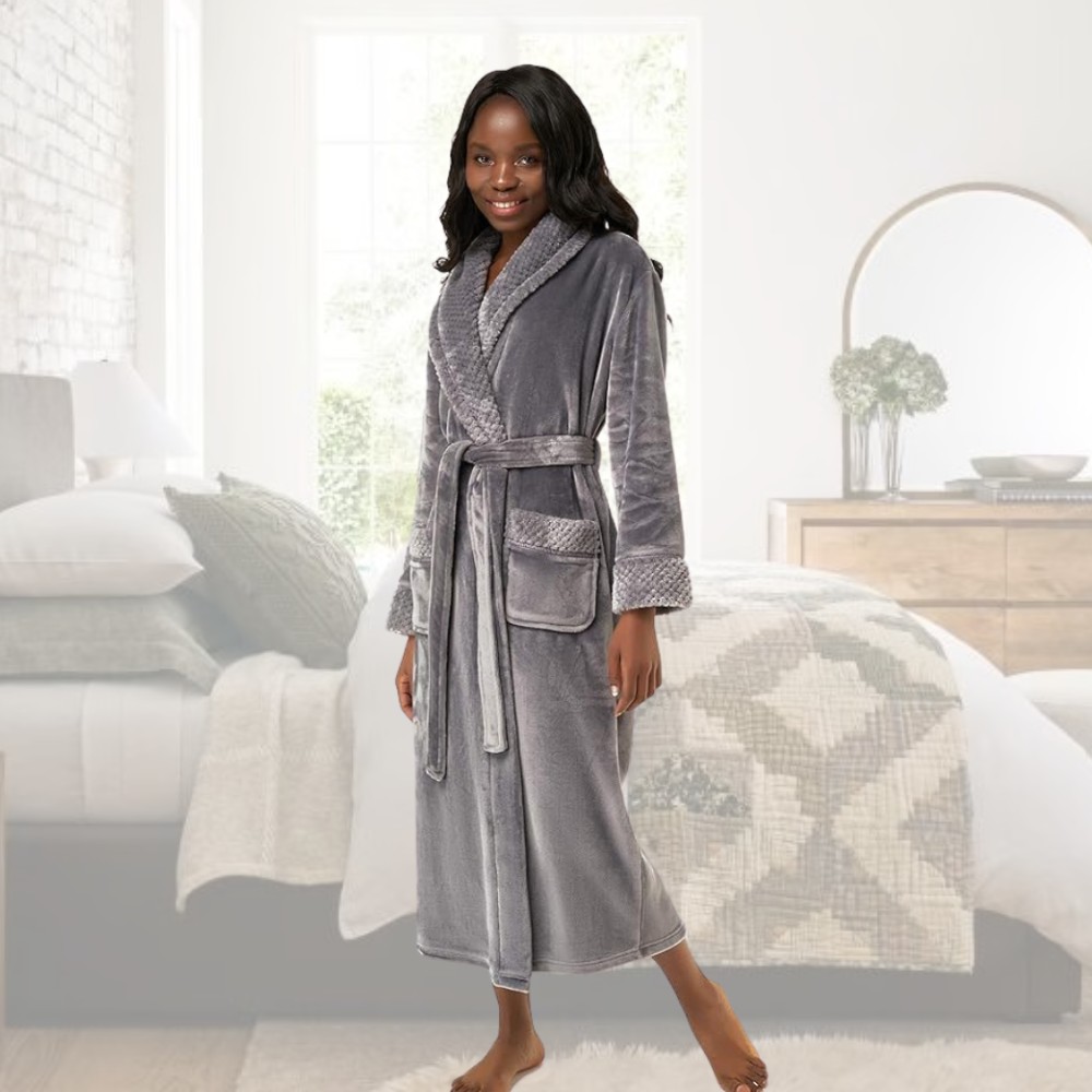 Ladies Fleece Bathrobes