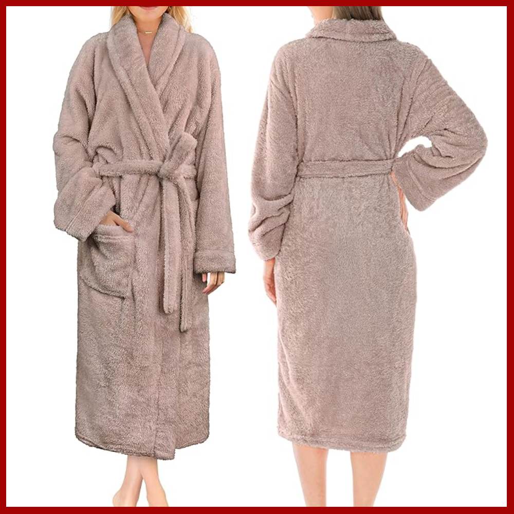 Ladies Fluffy Robe: image 3