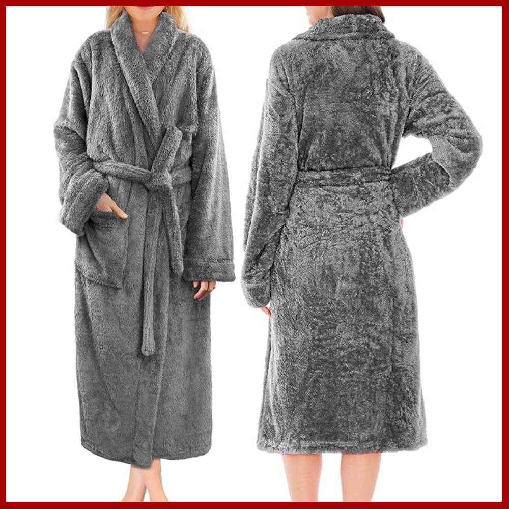 Ladies Fluffy Robe: image 6